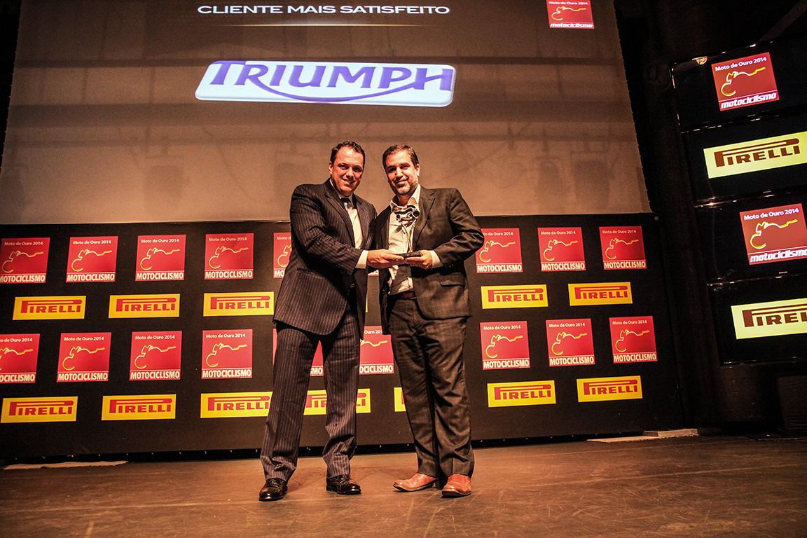 Triumph: marca com o cliente mais satisfeito no prêmio “Moto de Ouro”