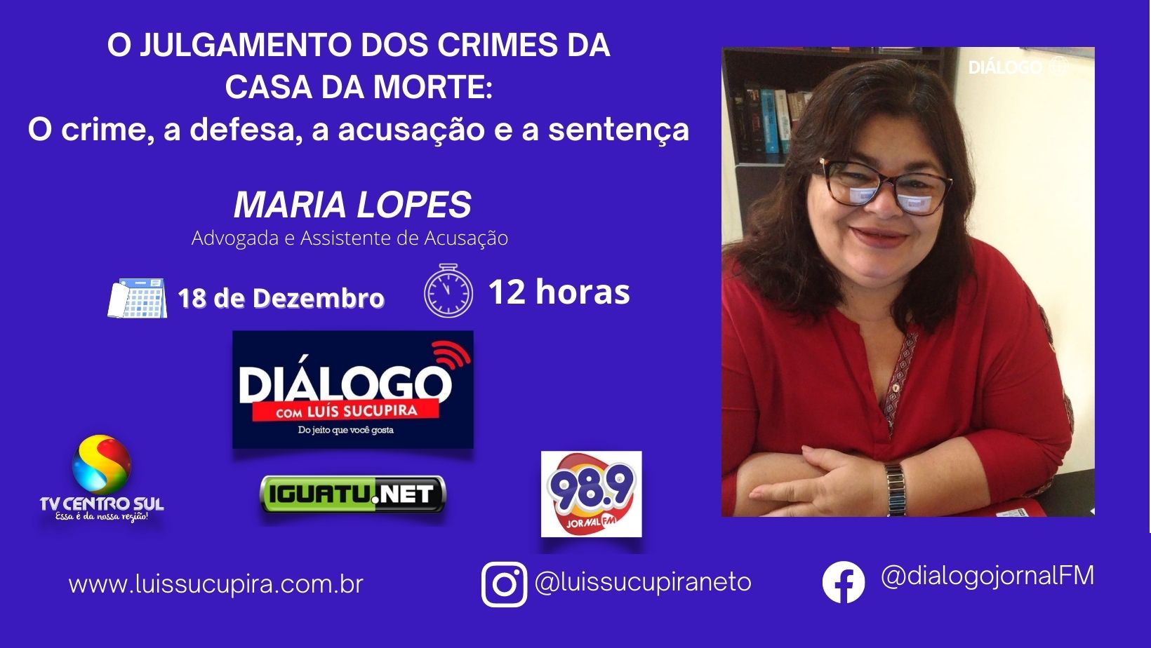 PODCAST DIÁLOGO – O Julgamento dos crimes da Casa da Morte em Iguatu